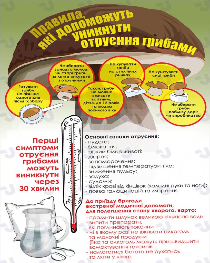 Отруєння грибами